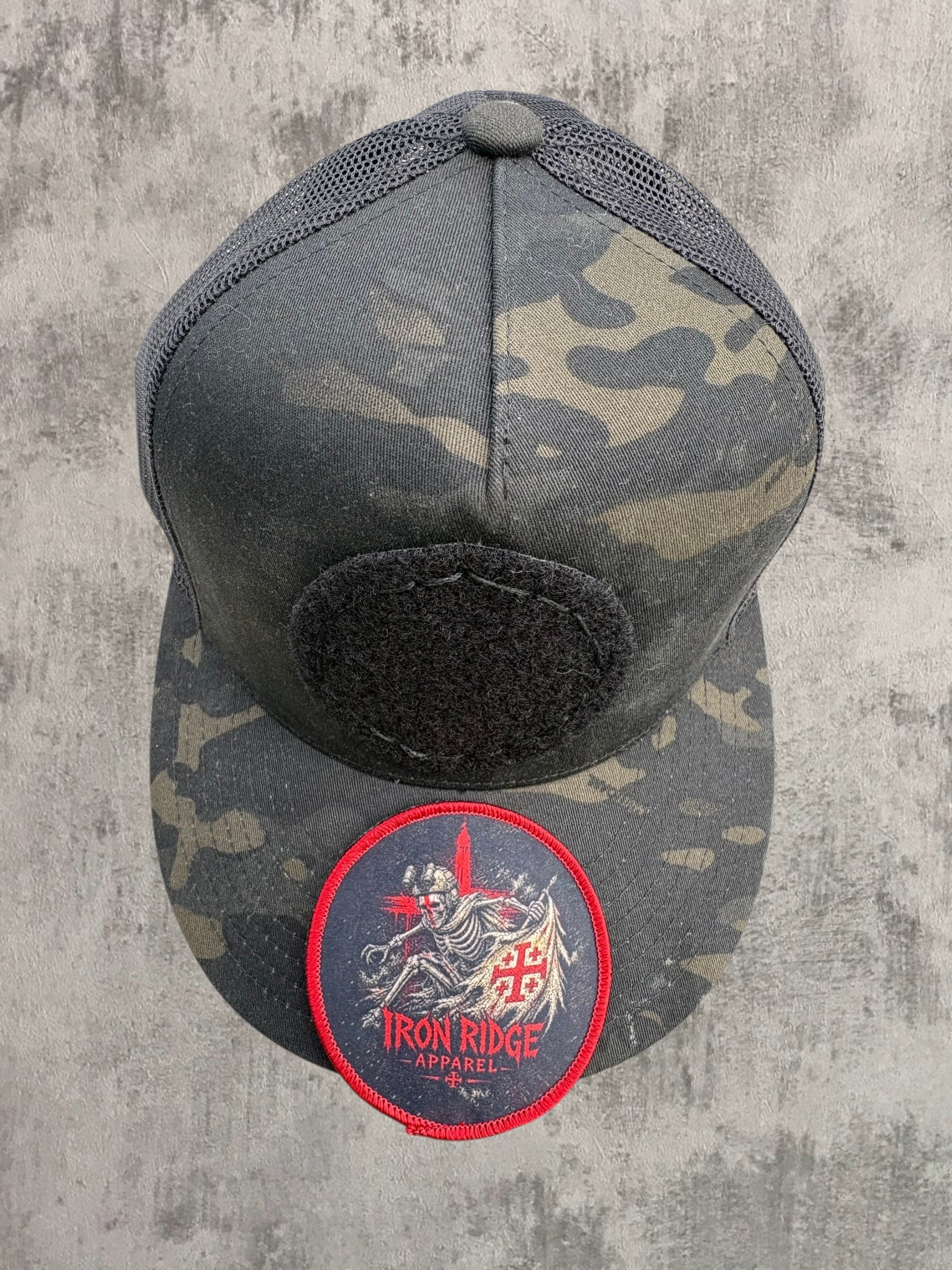 Iron Ridge Apparel™- Black Multicam® Snapback Trucker Hat