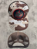 Iron Ridge Apparel™- Desert Chocolate Chip Pattern® Snapback Trucker Hat