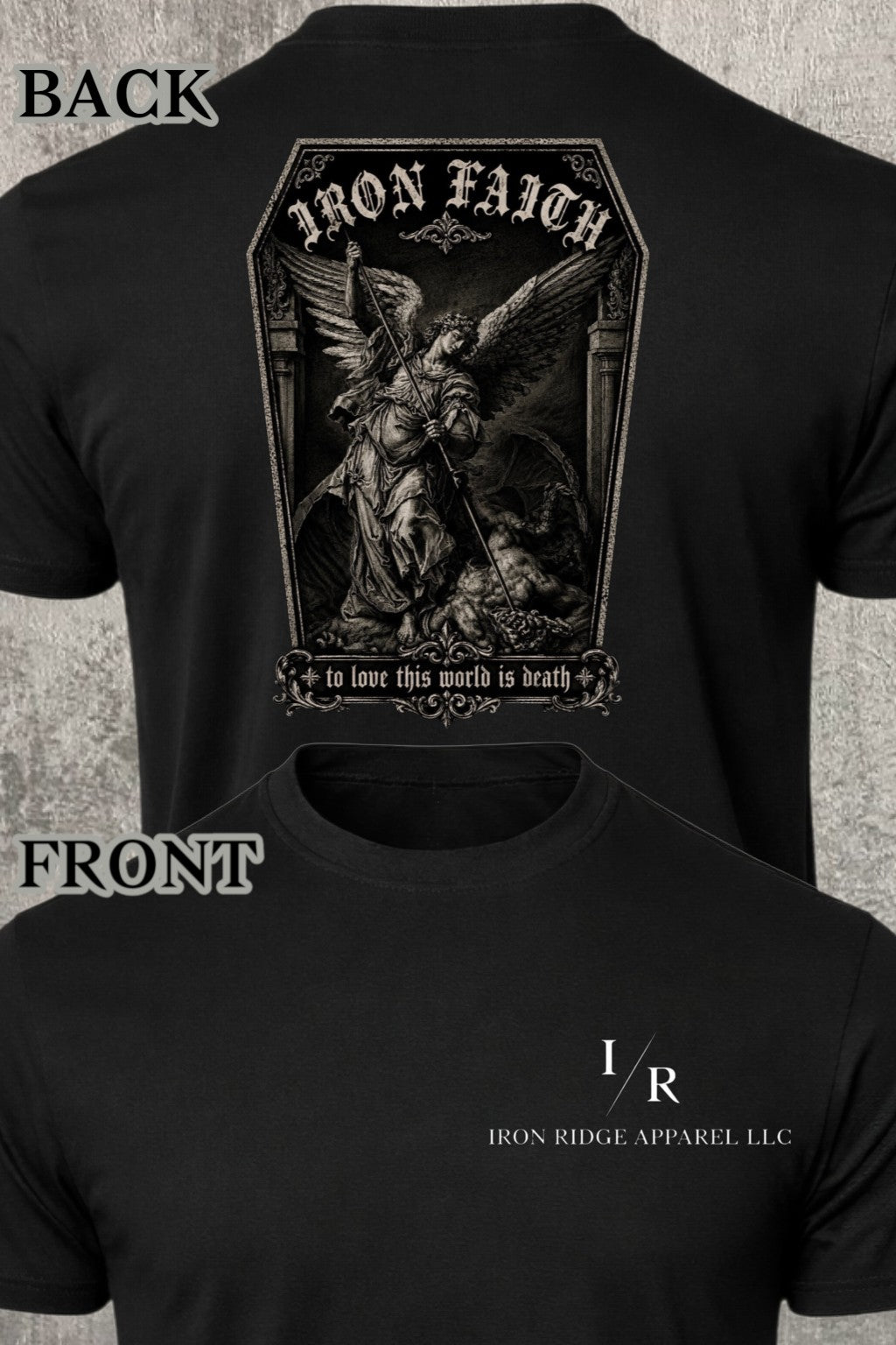 Iron Ridge Apparel™- Iron Faith Collection- Archangel's Triumph Comfort T-Shirt