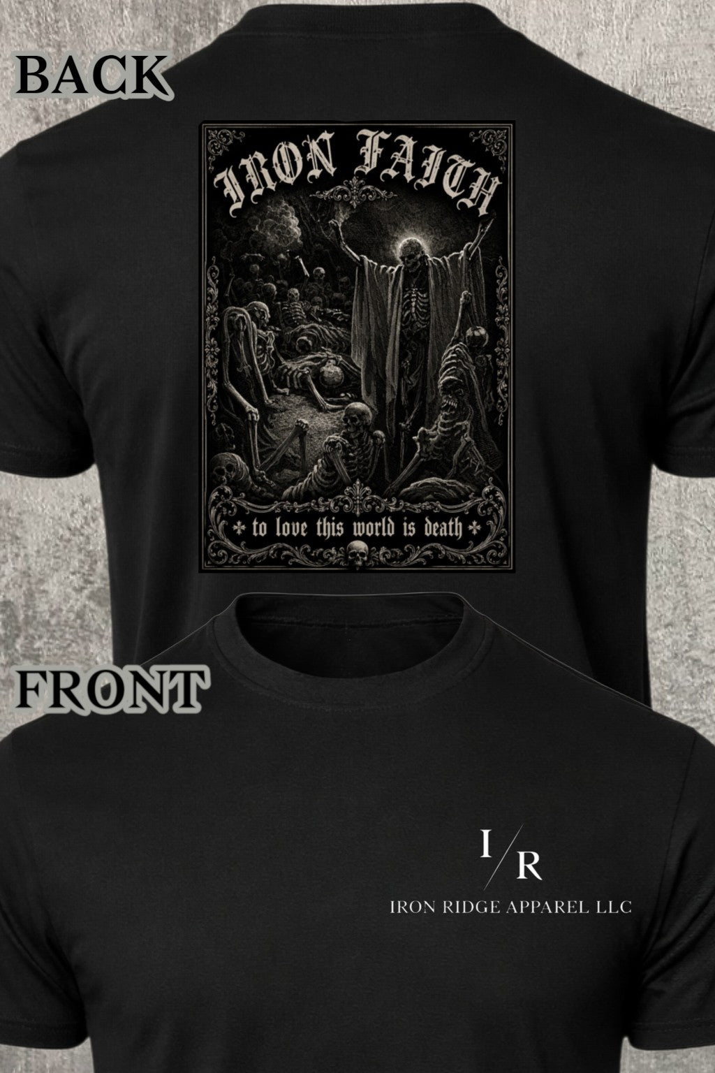 Iron Ridge Apparel™- Iron Faith Collection- Valley of Dry Bones Comfort T-Shirt