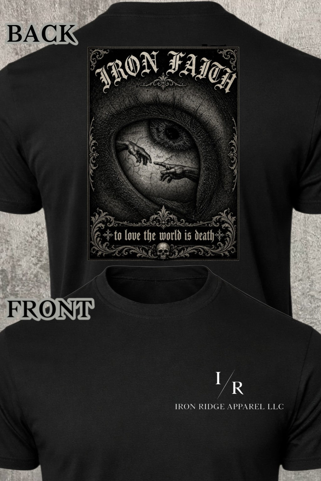 Iron Ridge Apparel™- Iron Faith Collection- Eye of Creation Comfort T-Shirt