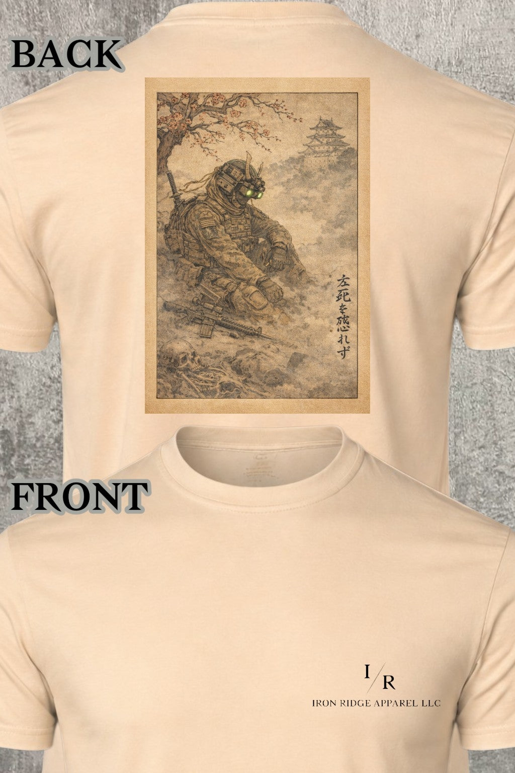 Iron Ridge Apparel™- Meiji Madness Collection: Tactical Samurai Comfort T-Shirt