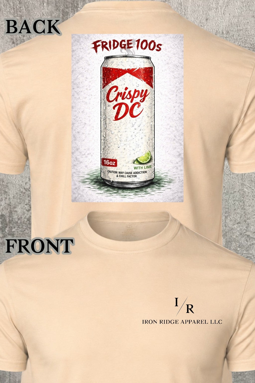 Iron Ridge Apparel™-Fridge Cigs Collection: Fridge 100s Comfort T-Shirt