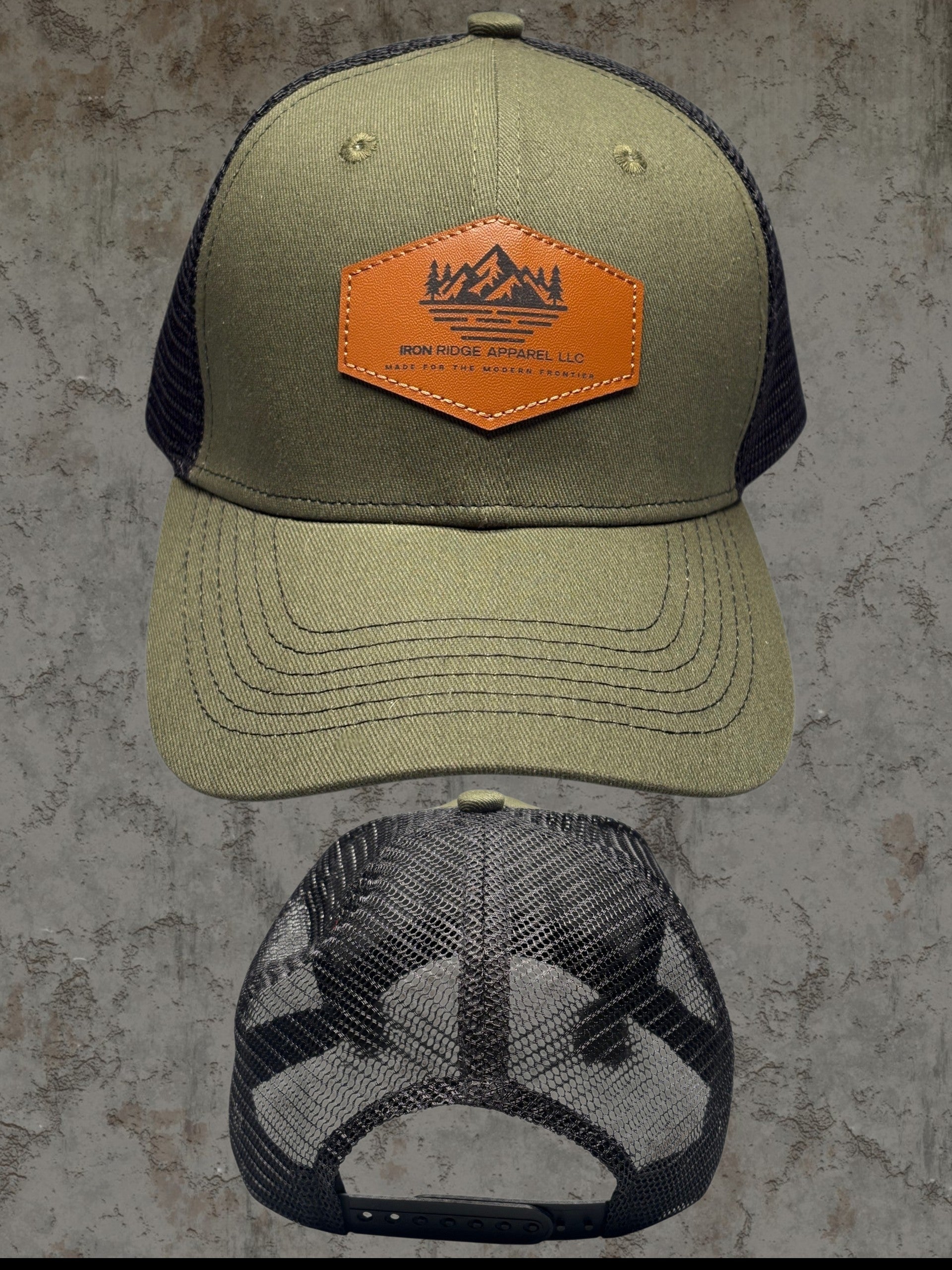 Iron Ridge Apparel™ – Grunt Green Snapback Trucker Hat