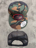 Iron Ridge Apparel™ – Cold War M81 Woodland Snapback Trucker Hat