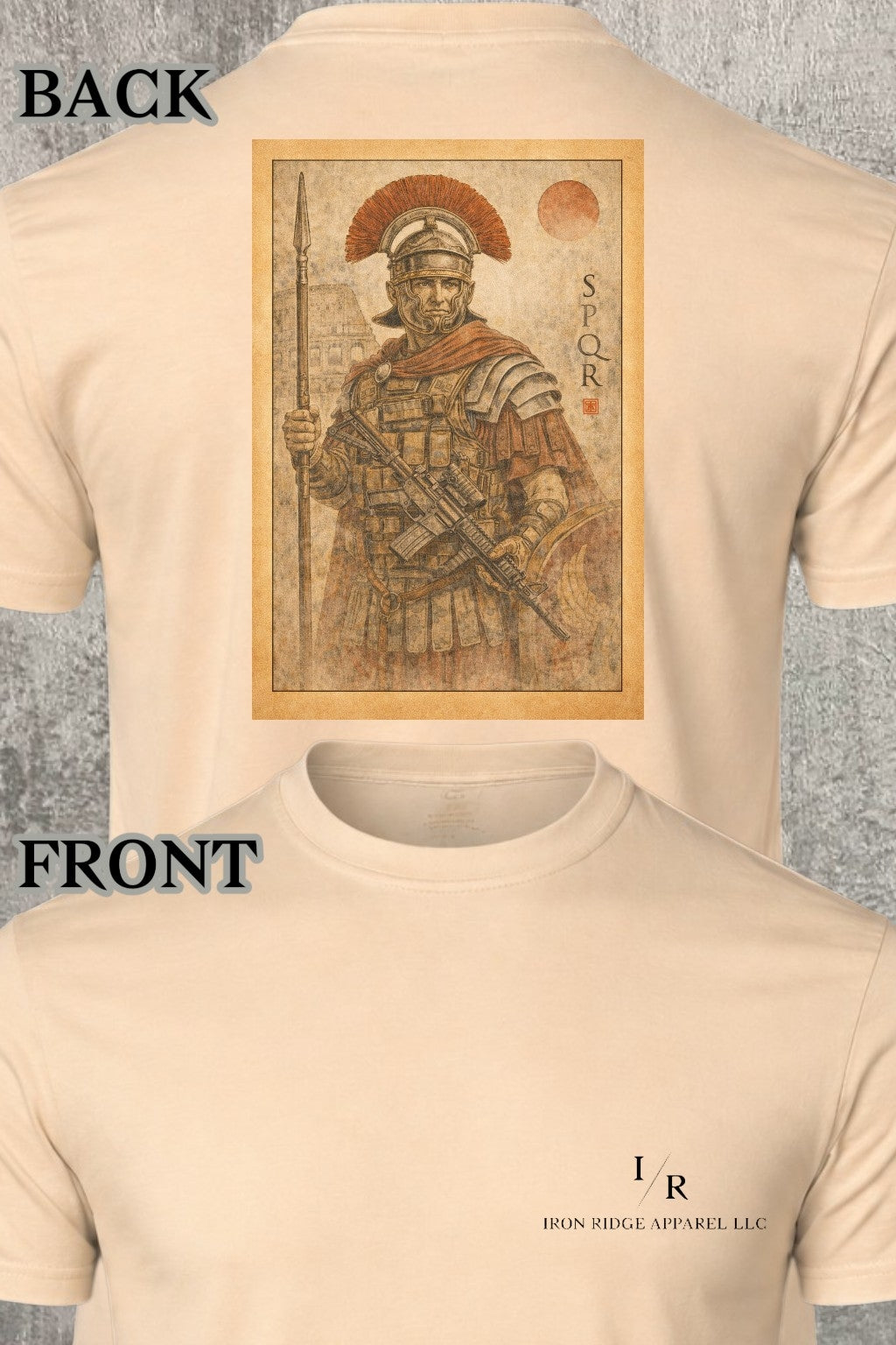 Iron Ridge Apparel™- Meiji Madness Collection: Roman Soldier Comfort T-Shirt
