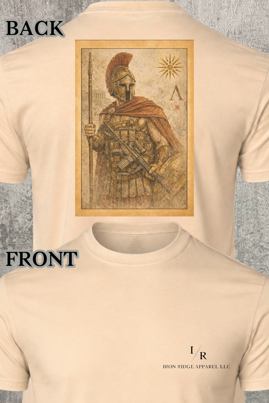 Iron Ridge Apparel™- Meiji Madness Collection: Spartan Warrior Comfort T-Shirt