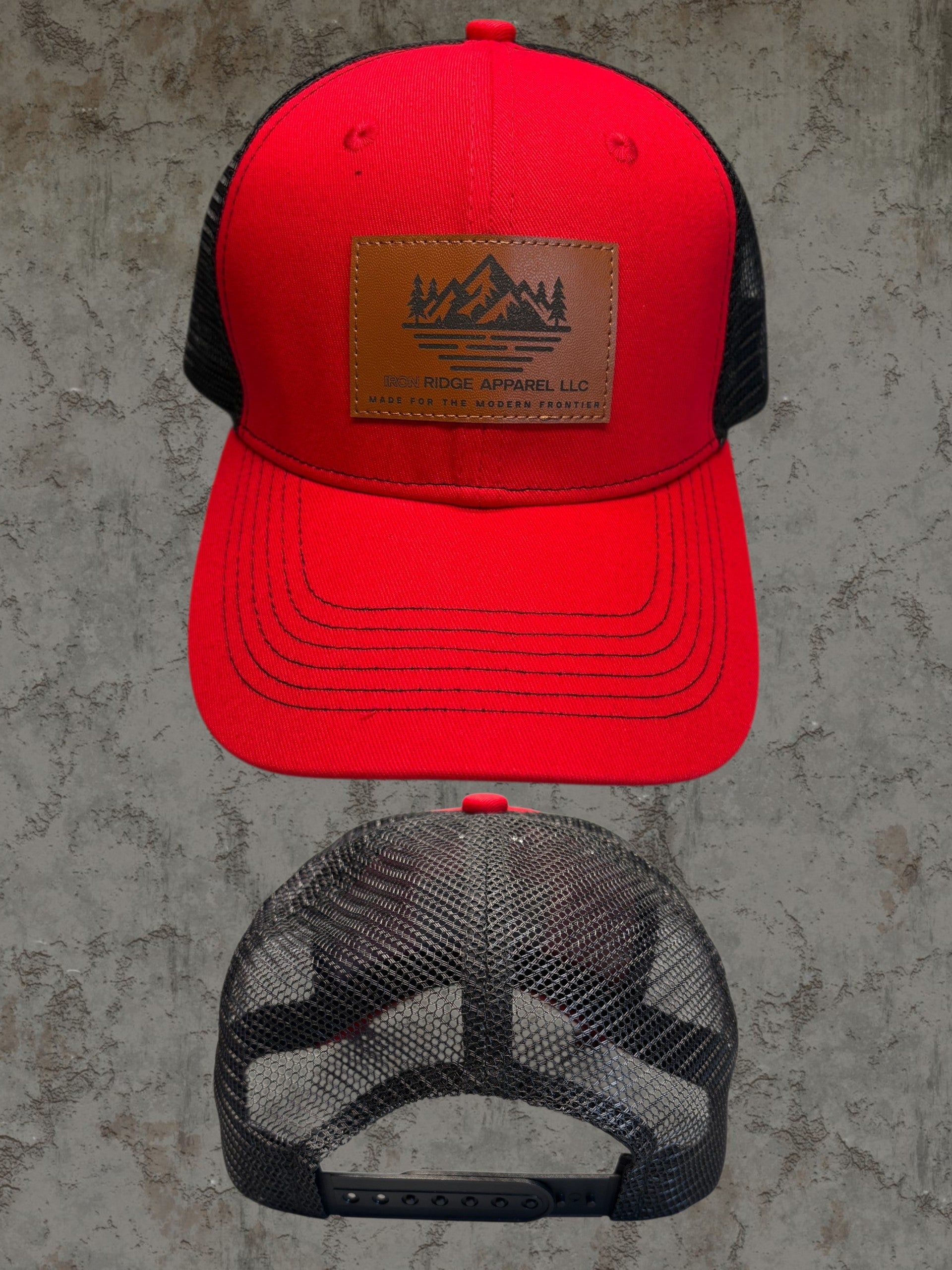 Iron Ridge Apparel™- Valor Red Snapback Trucker Hat